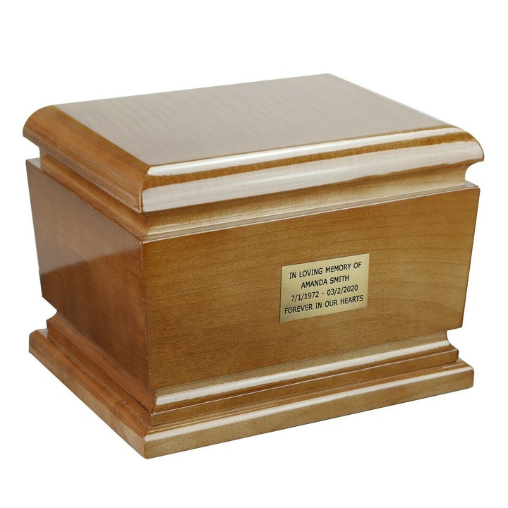 Fa urna szett "Remember Forever" szürke ABS fülkével 27x18x20cm 40x40x40cm