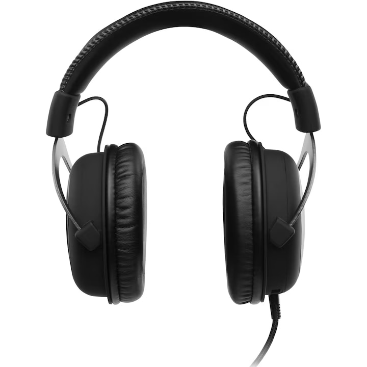 Casti gaming HyperX Cloud II, sunet surround 7.1, drivere de 53mm, microfon detasabil cu noise cancelling, certificat Discord/TeamSpeak, spuma cu memorie, compatibil multiplatforma, gri