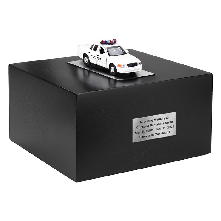 Urna funerara Remember Forever, negru