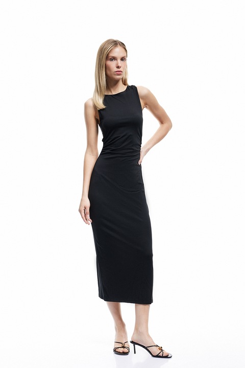 KOTON, Rochie uni maxi, Negru, L