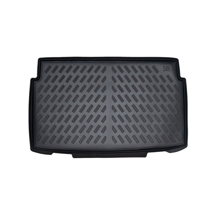 Prémium tálcás csomagtartó szőnyeg, 2021 utáni Opel Mokka B modellekhez, alacsonyított csomagtartóval.