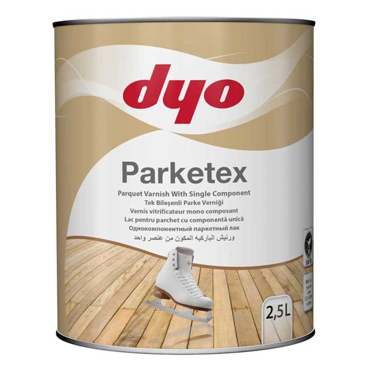 Lac lucios pentru parchet DYO PARKETEX 2.5L