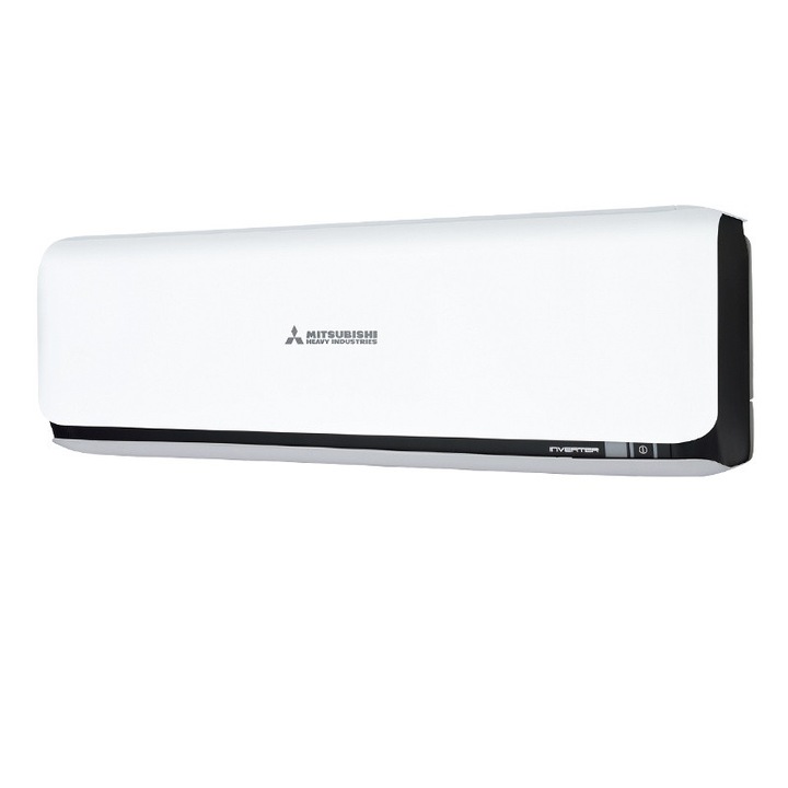 Инверторен климатик Mitsubishi Heavy Industries SRK25ZSX-WB/SRC25ZSX-W, 9000 BTU, 20 м2, A+++/A+++, 3D Auto, R-32, Бял/Черен