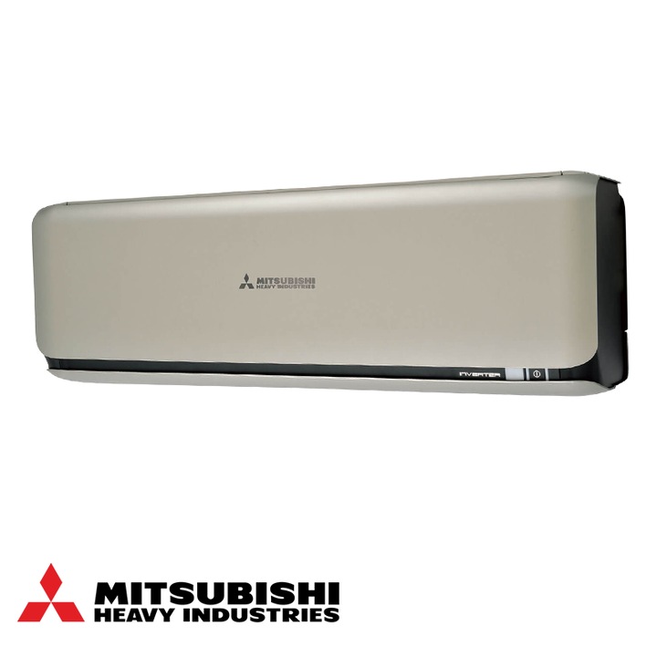 Aparat de aer conditionat inverter Mitsubishi Heavy Industries SRK60ZSX-WT + SRC60ZSX-W, 21000 BTU, 45 m², A++, R-32, Bej
