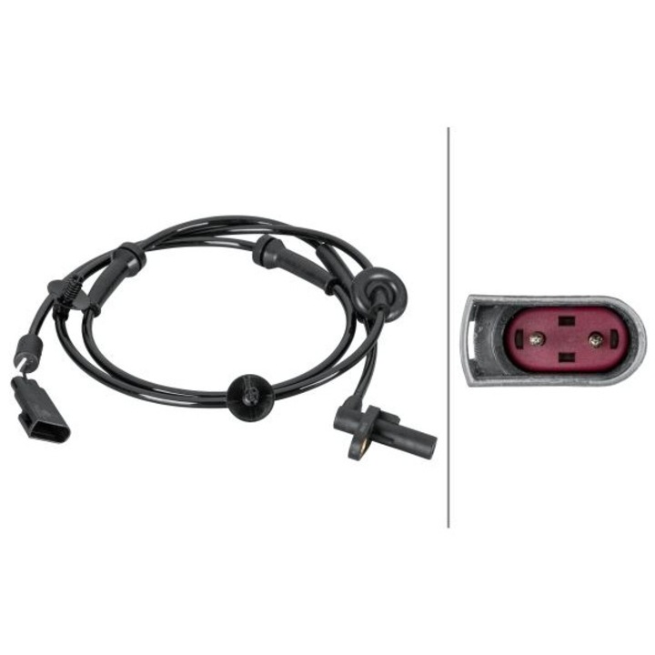 HELLA 6PU012806621 kerékfordulatszám-érzékelő