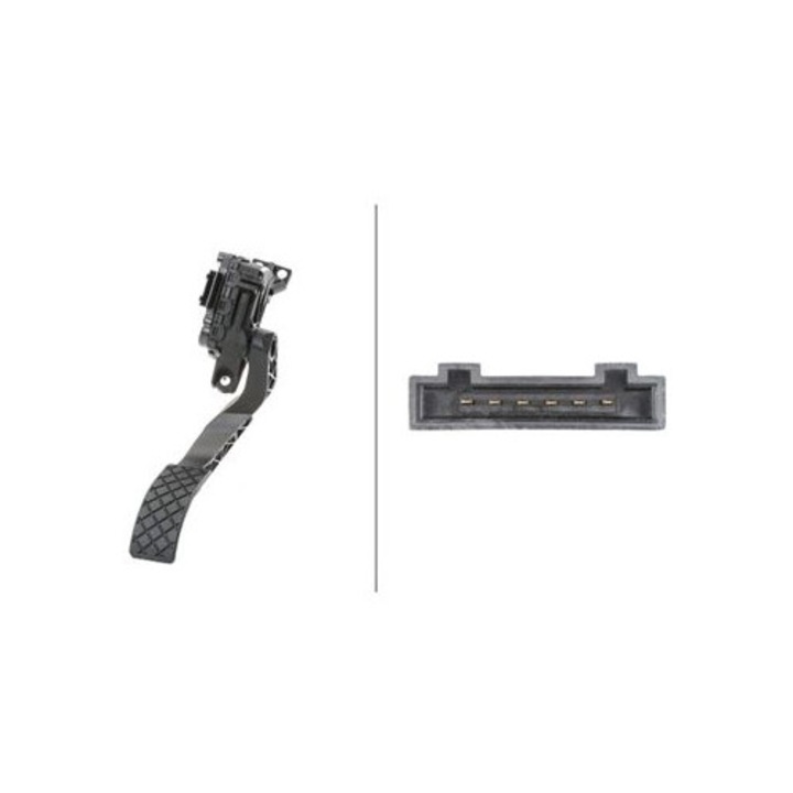 Сензор, педал на газта HELLA 6PV008376711