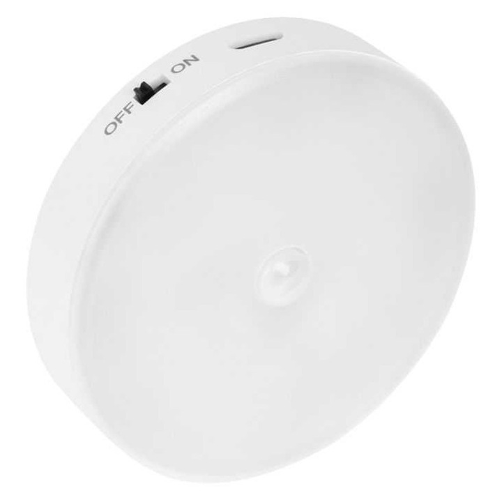 Lampa 6xLED SMD 0.6W 40lm 4000K alb neutru cu magnet senzor de micare si acumulator ZAR0550-1