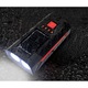 Фар за велосипед със соларно & USB зареждане, мощен клаксон, 3 режима на осветление 1200 лумена, индикатор за батерия, черен/червен. Двойна система с ултра-ярки LED светлини и звукова аларма от 120dB, идеален за безопасност при нощно и градско колоездене