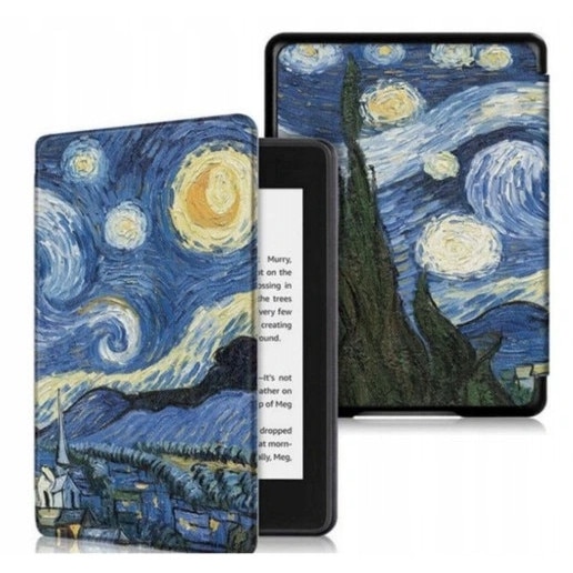 Husa, Kindle 11 compatibil Amazon, multicolora, pliabila, protector de ecran, microfibra