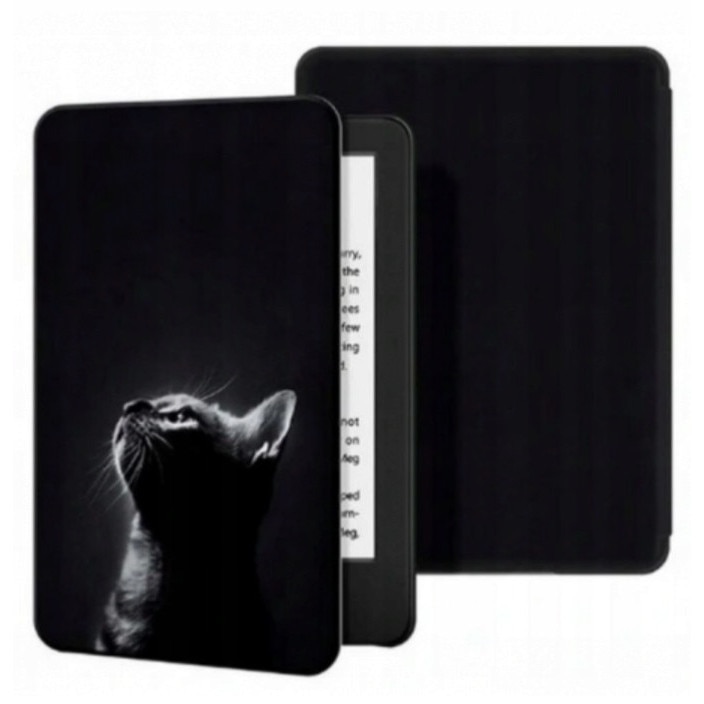 Husa, Kindle 11 compatibil Amazon, multicolora, pliabila, protector de ecran, microfibra