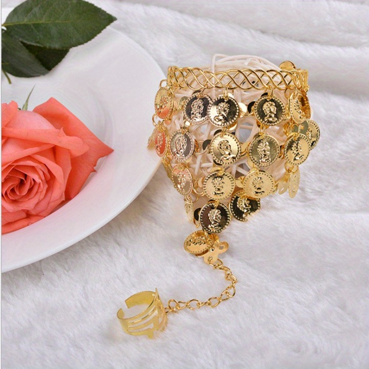 Златни гривни • гривни с пръстени (с анулиране) • екзотични бижута • гривни за ориенталски танци (ориенталски танци/индийски танци) • гривни с монети и камбанки (камбанки)