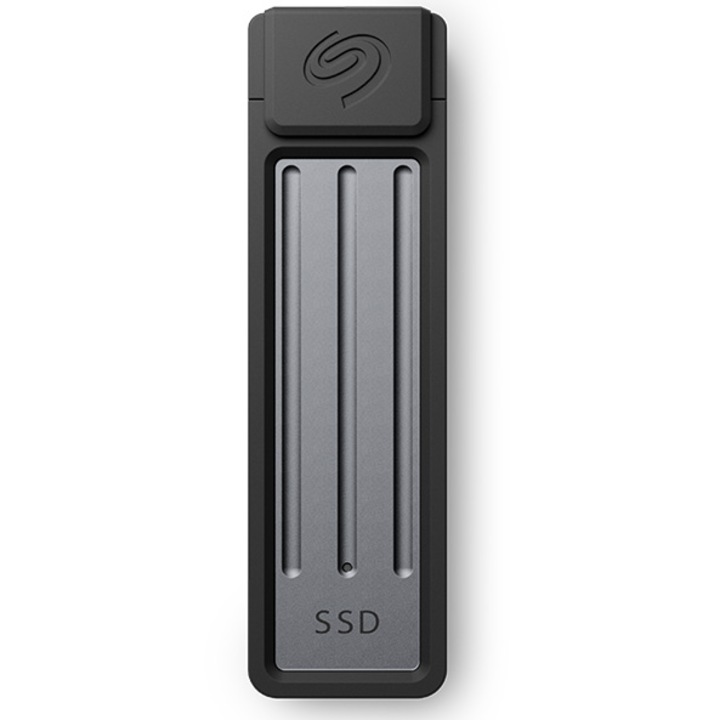 Външен SSD Seagate 2TB, USB 3.2 Gen 2, Ultra compact, IP54, Тъмносив