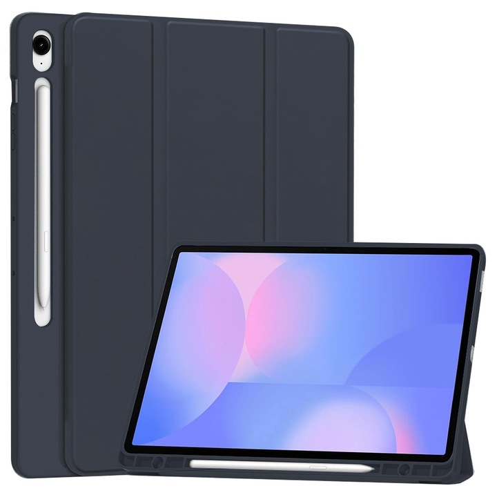 Husa pentru Samsung Galaxy Tab S10 FE Plus - Techsuit Flex Trifold - Dark Blue