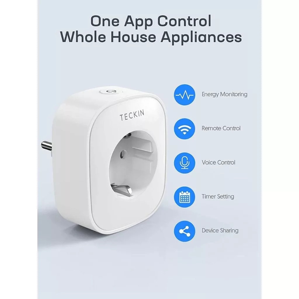 Teckin SP22 Okos Konnektor Wifi-s 1db/csomag