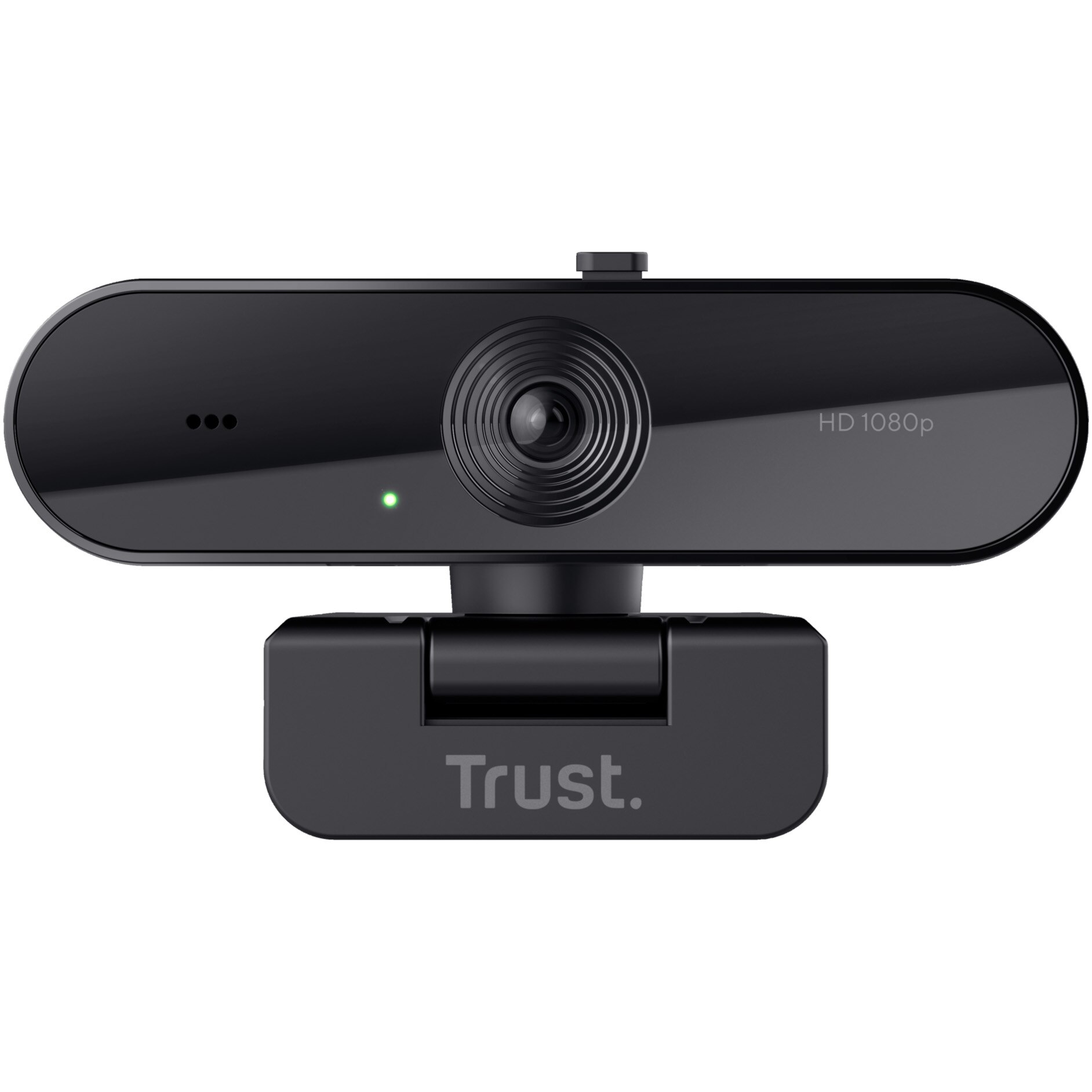 Camera web Trust TW-200, FullHD, Autofocus, Microfon Omnidirectional, USB-A, cablu 1.5m, Negru