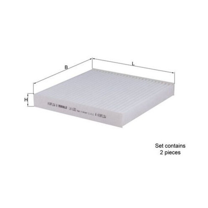 Filtru, aer habitaclu MAHLE LA630S