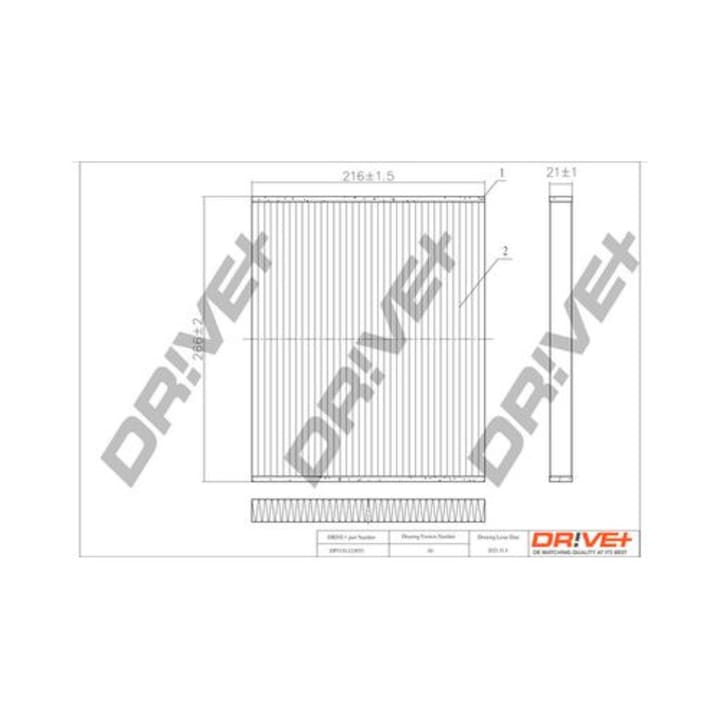 Filtru, aer habitaclu Dr!ve+ DP1110120055