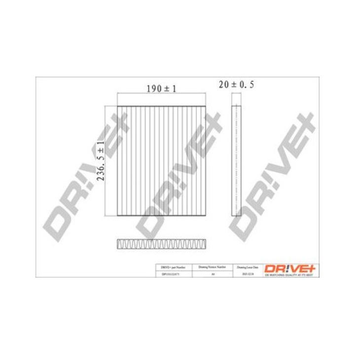 Filtru, aer habitaclu Dr!ve+ DP1110120171