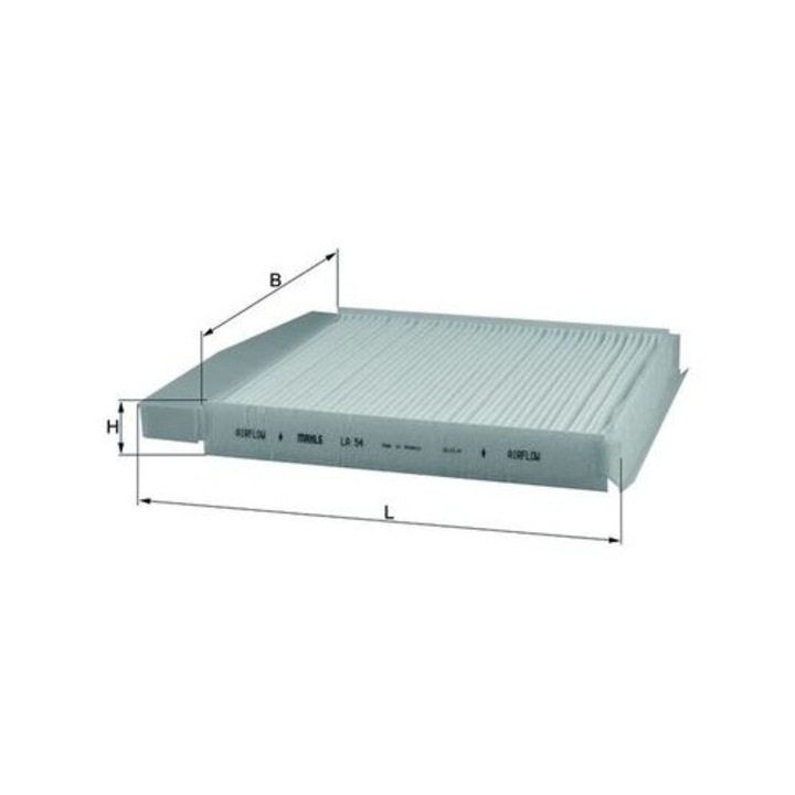 Filtru, aer habitaclu MAHLE LA54