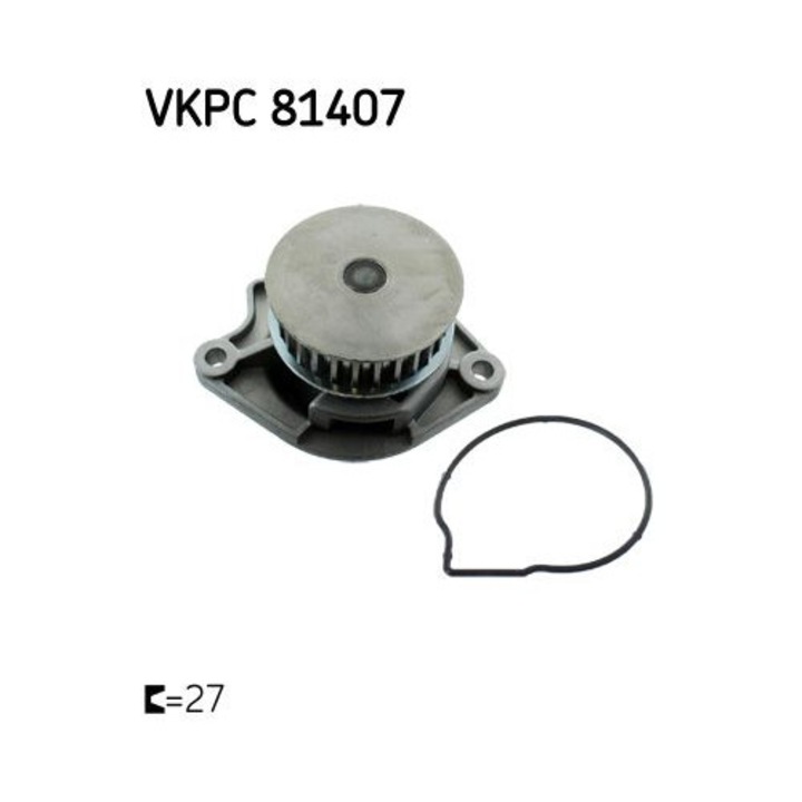 SKF VKPC81407 motorhűtő vízpumpa