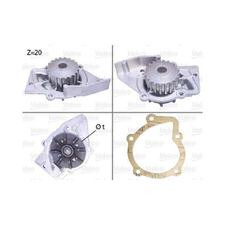 Vízszivattyú, motorhűtés VALEO 506575