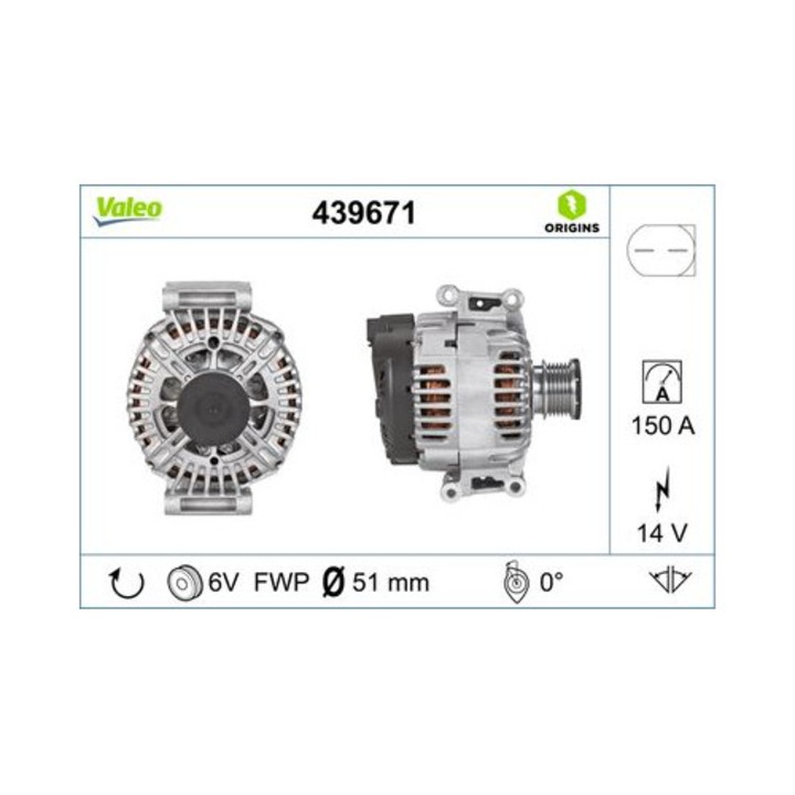 Generátor / Generátor VALEO 439671