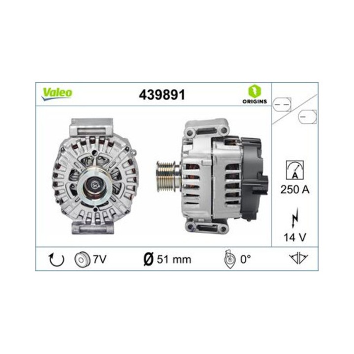 Generátor / Alternátor VALEO 439891