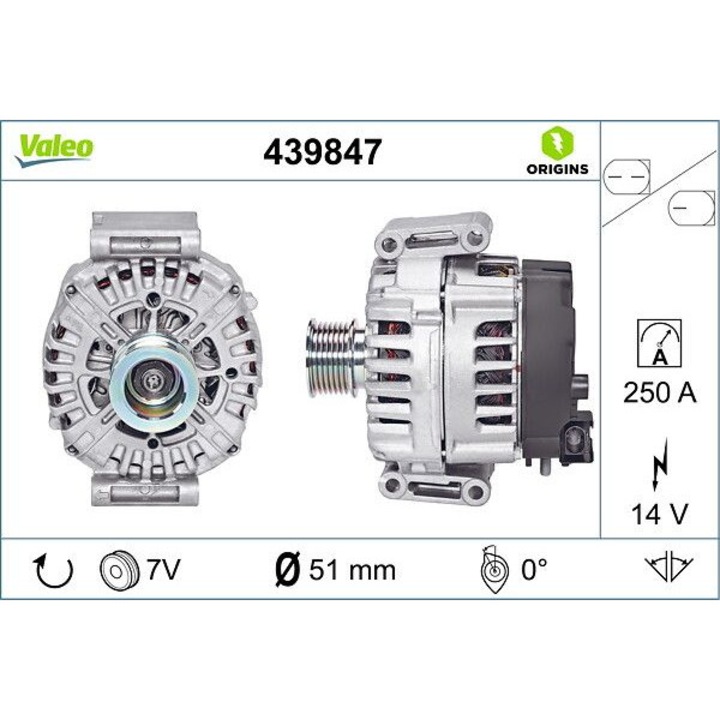 Generátor / Alternátor VALEO 439847
