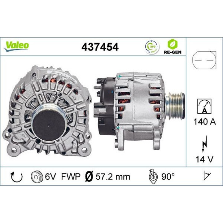 Генератор / Алтернатор VALEO 437454