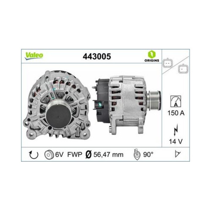 Generátor / Alternátor VALEO 443005