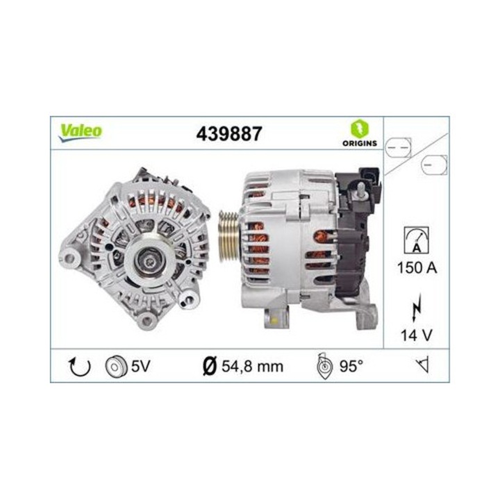 Generátor / Alternátor VALEO 439887