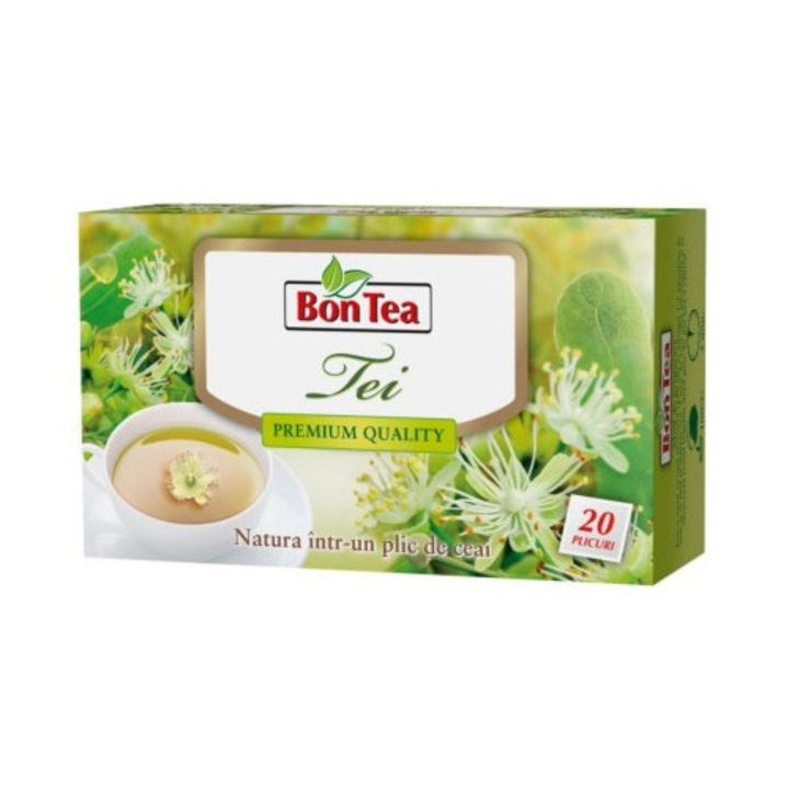 Ceai de tei, 20 plicuri, 1.5g fiecare, 30g
