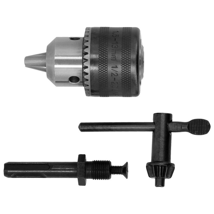YATO Mandrina cu cheie prindere 1/2", adaptor SDS-Plus, deschidere 1.5-13 mm