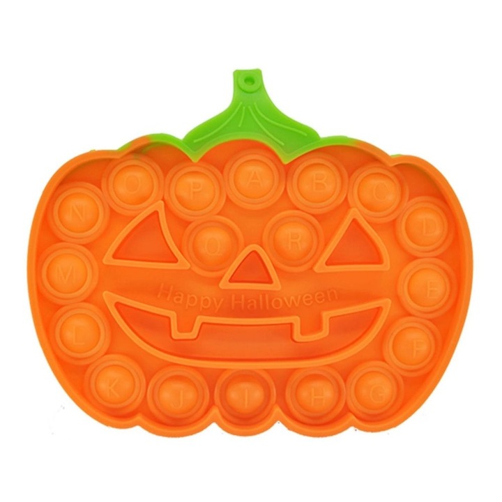 Milestar Pop It Stresszoldó Játék – Halloween Tök, Kicsi (13,5×11 cm)