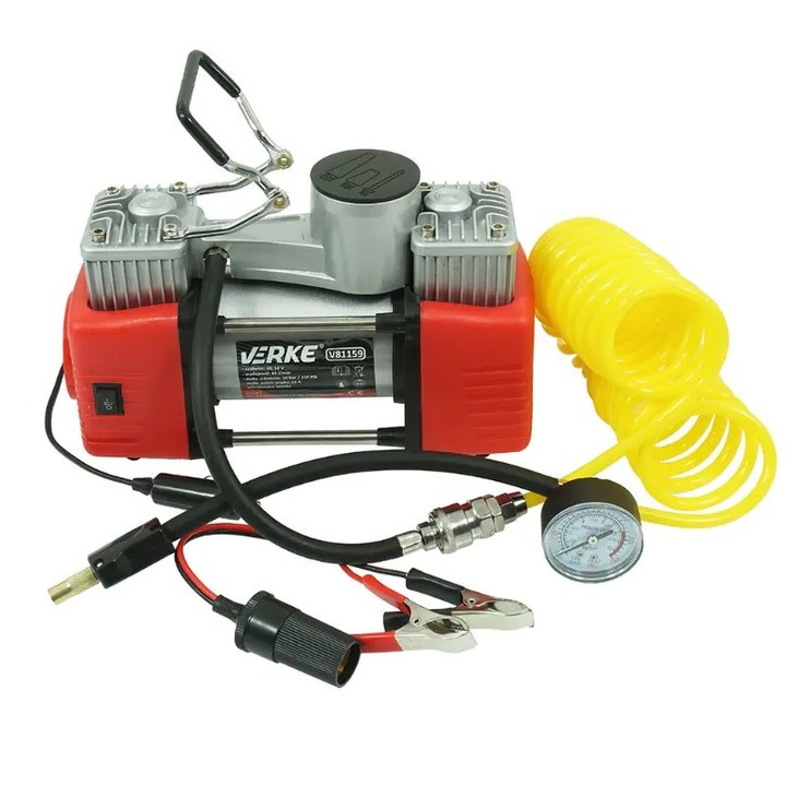 Compresor auto, Verke, V81159, 12V