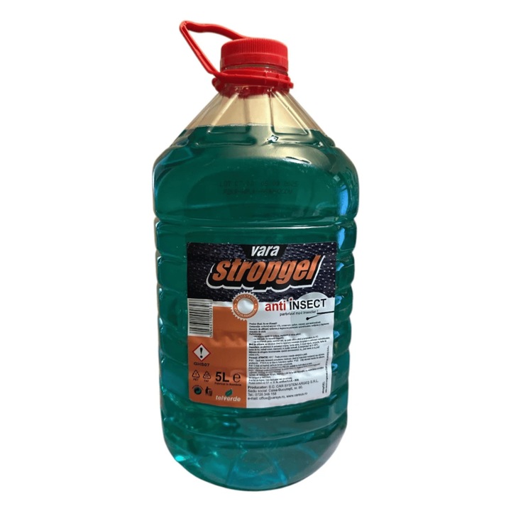 Lichid de parbriz Anti Insecte, solutie Stropgel pentru Vara, 5 l