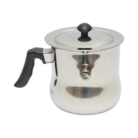 Oala topit ceara din inox cu pereti dubli - 1.5 L