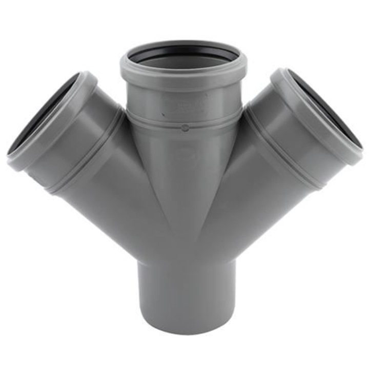 Ramificatie dubla PP scurgere 50X50x50X45 Teraplast