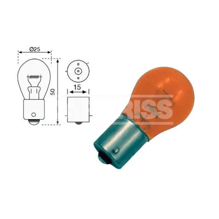 Carpriss PY21W 24V 21W BAU15s izzó