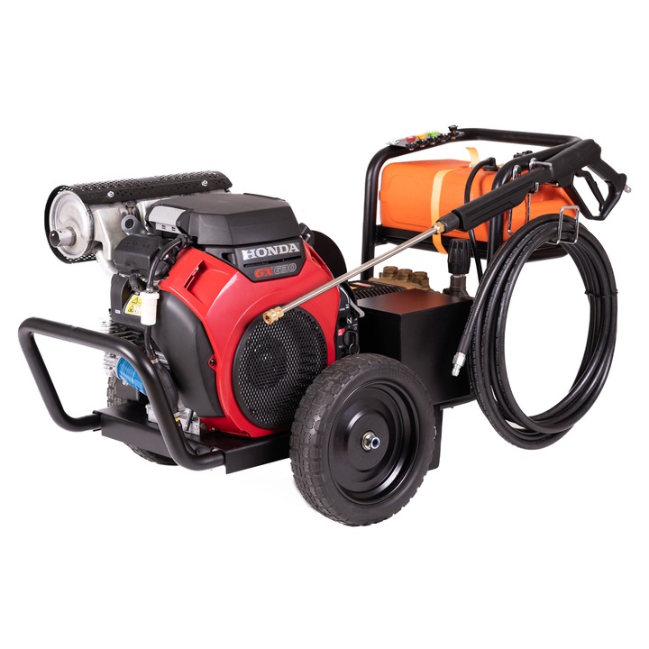 Aparat de curatat cu presiune Gaspper GP5000HC 350 bar 22l/min. motor Honda GX630