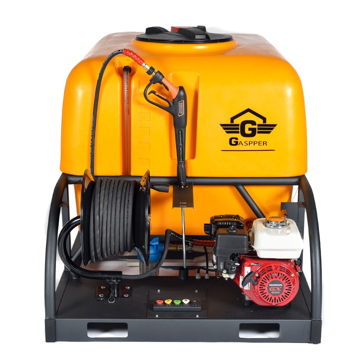 Aparat spalat cu presiune Waspper Gaspper GP500, motor Honda 6, 5 CP, 220 bari, 14l/min., rezervor apa 500 l