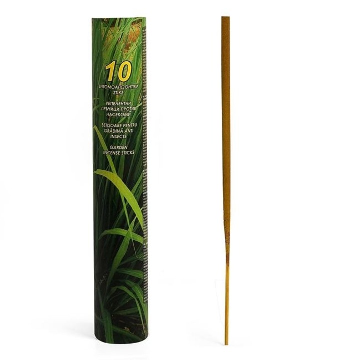 Bat cu citronella pentru gradina, 51 cm – set 10 buc – repelent natural anti‑tantari pentru terasa & gazon – ANTBRO®