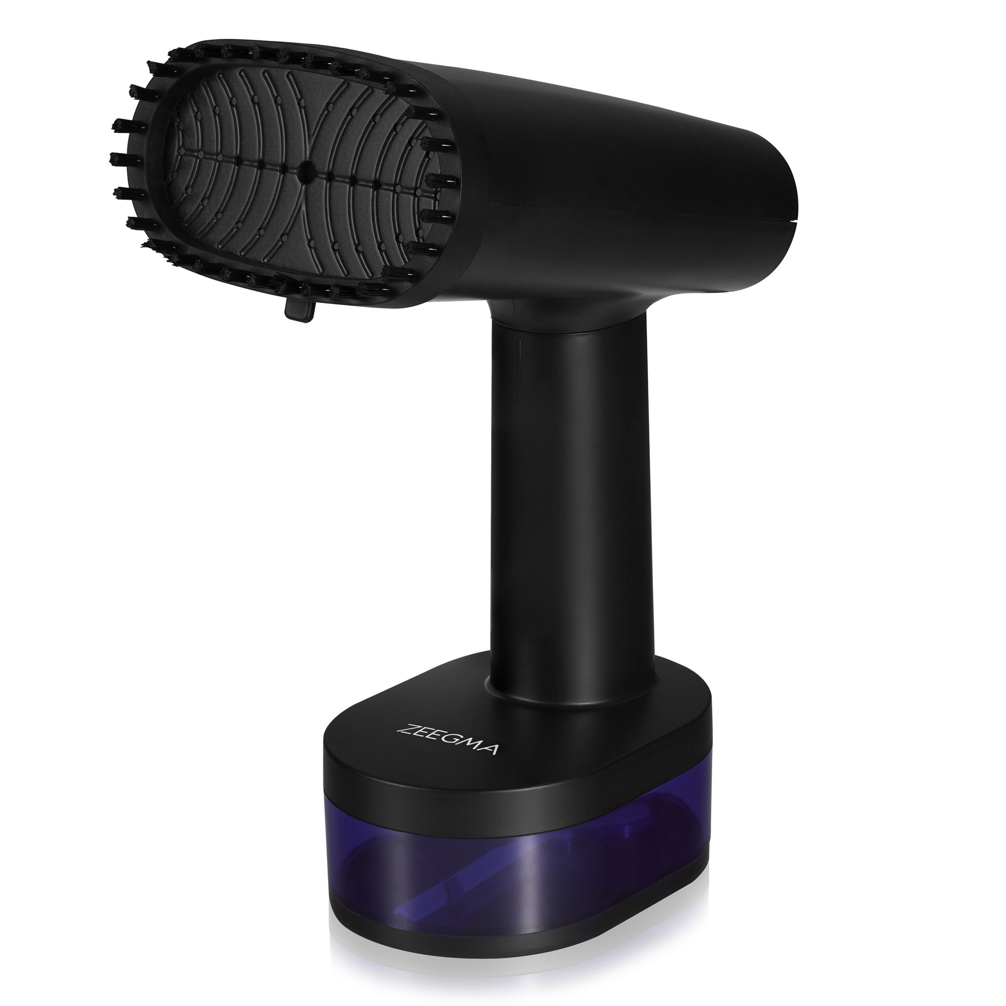 Aparat de calcat vertical cu abur, Zeegma Steamee, 370 ml, 1640 W, 25 g/min, Handig, Negru