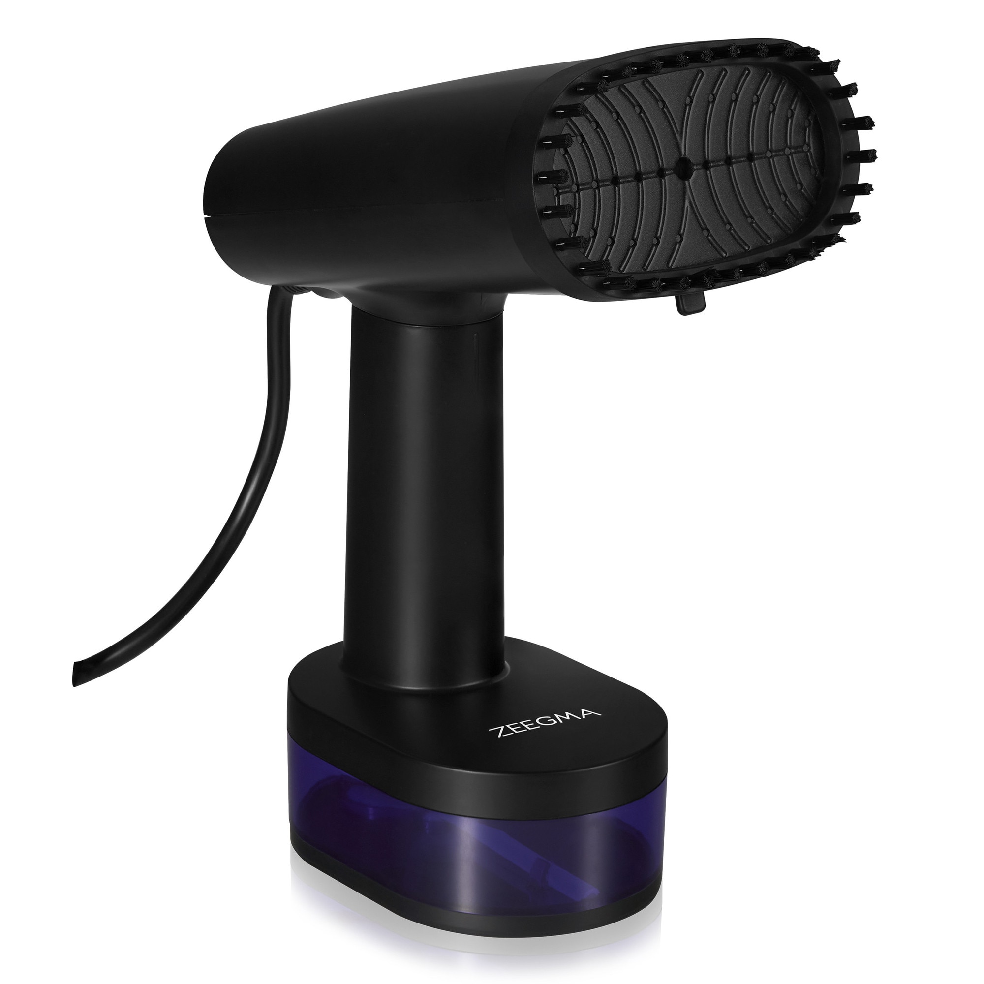 Aparat de calcat vertical cu abur, Zeegma Steamee, 370 ml, 1640 W, 25 g/min, Handig, Negru