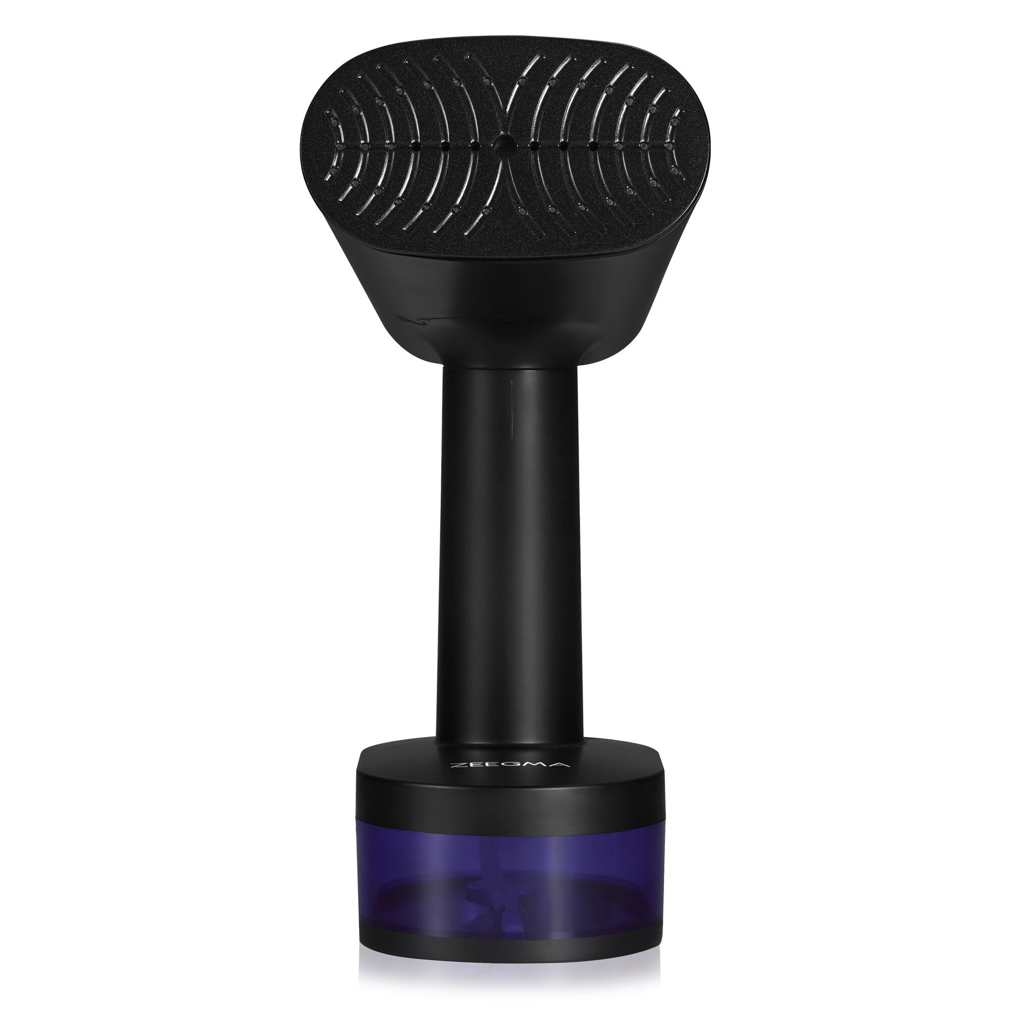 Aparat de calcat vertical cu abur, Zeegma Steamee, 370 ml, 1640 W, 25 g/min, Handig, Negru