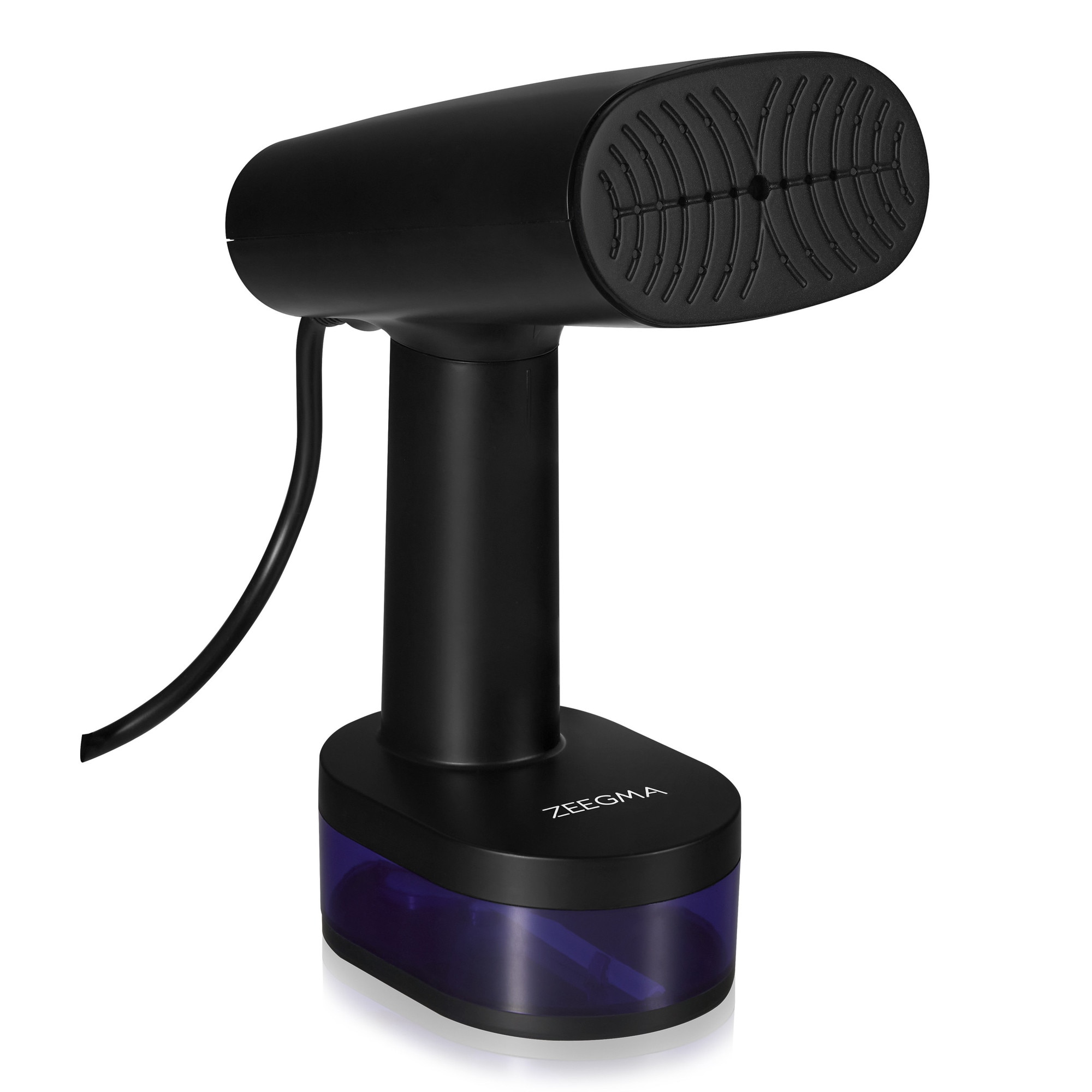 Aparat de calcat vertical cu abur, Zeegma Steamee, 370 ml, 1640 W, 25 g/min, Handig, Negru