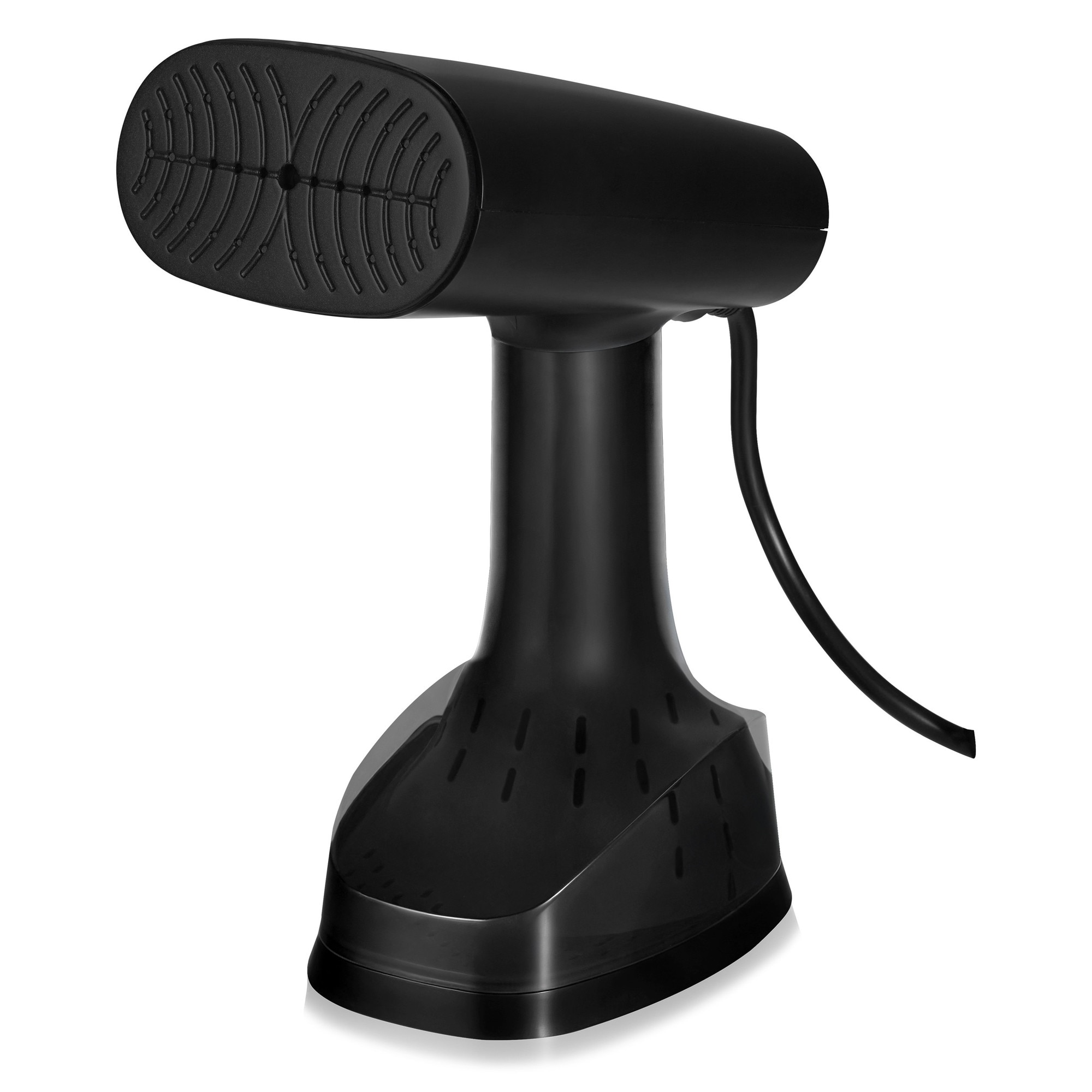 Aparat de calcat vertical cu abur, Zeegma Friskeer, 380 ml, 1640 W, 25 g/min, Handig, Negru