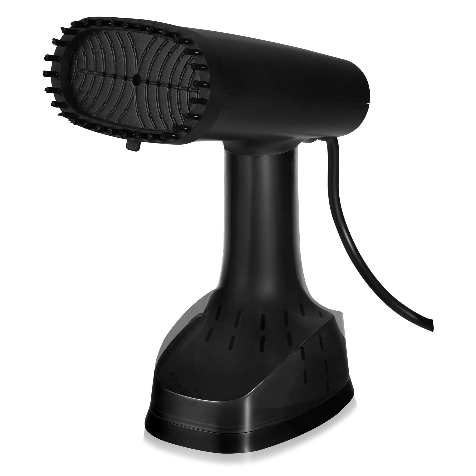 Aparat de calcat vertical cu abur, Zeegma Friskeer, 380 ml, 1640 W, 25 g/min, Handig, Negru