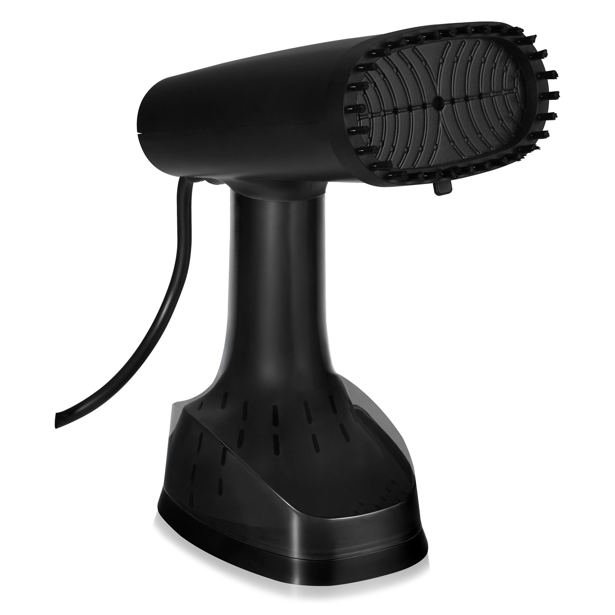 Aparat de calcat vertical cu abur, Zeegma Friskeer, 380 ml, 1640 W, 25 g/min, Handig, Negru