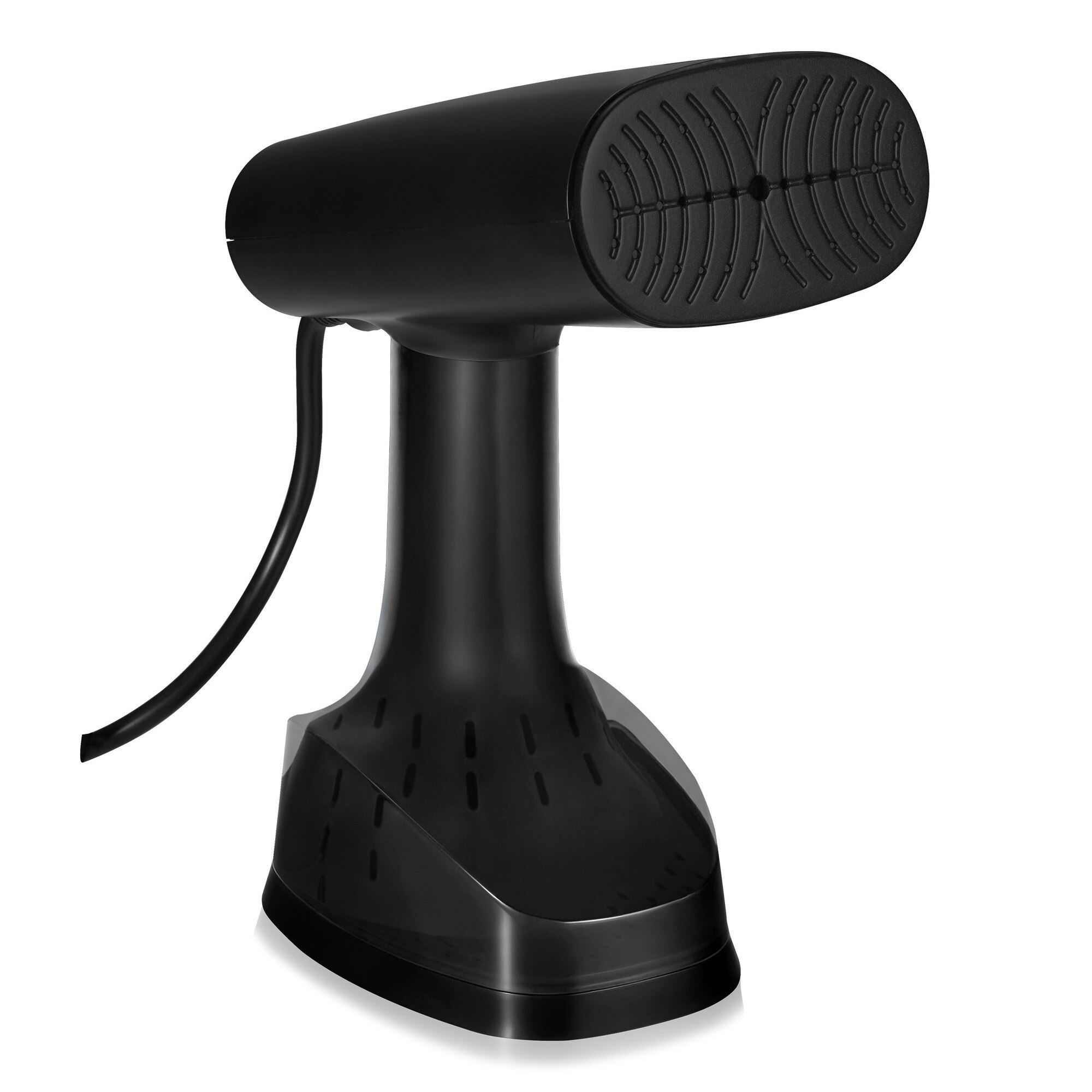 Aparat de calcat vertical cu abur, Zeegma Friskeer, 380 ml, 1640 W, 25 g/min, Handig, Negru